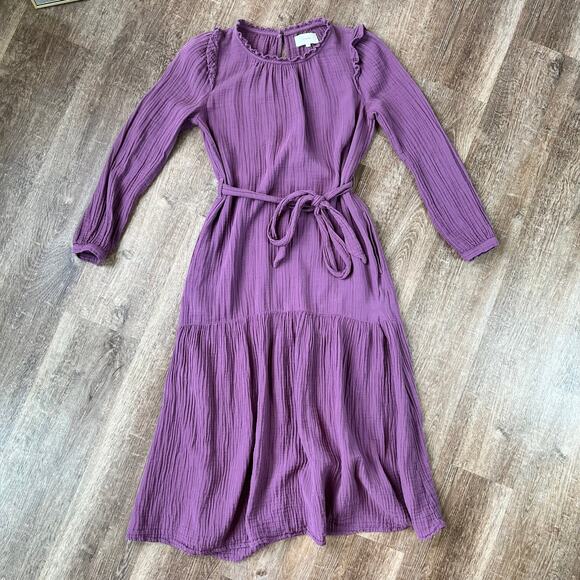 Xirena Cotton Gauze Mia Dress in Mauve - Picture 1 of 6